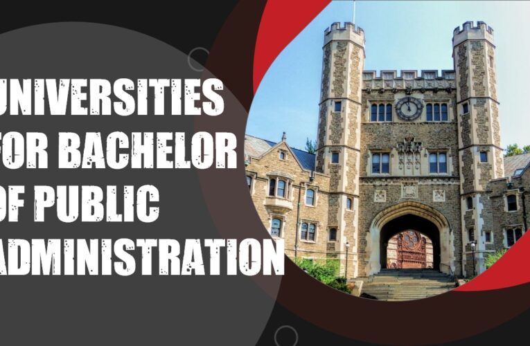 Top 5 Universities for Bachelor of Public Administration (B.P.A.) Students in the USA kenocredits.com